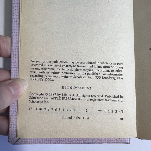 Vintage 1987 The Secret Diary of Katie Dinkerhoff by Lila Perl Hardcover - Picture 2 of 9